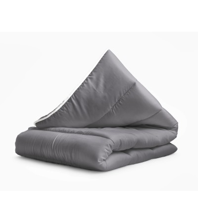 Couette tout-en-un gris 200 x 200