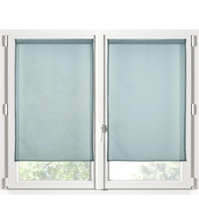 PAIRE DE BRISE BISE MONNA_DROIT EUCALYPTUS 60X90 cm