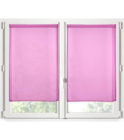 PAIRE DE BRISE BISE MONNA_DROIT FUCHSIA 60X160 cm