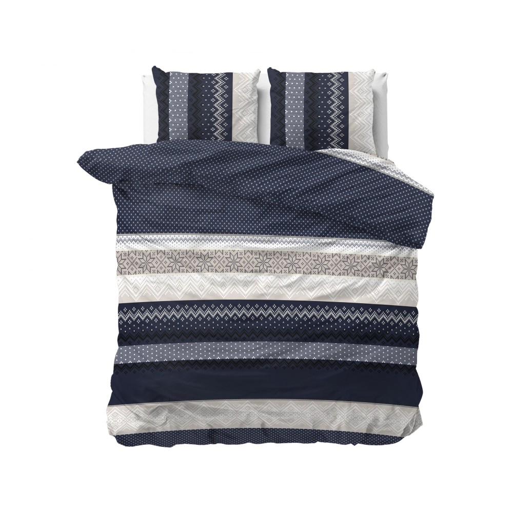 Parure de lit Elisabeth Marine 200 x 220