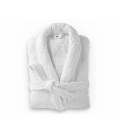 copie de Peignoir doux Terry Blanc L-XL