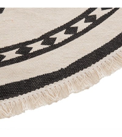 Tapis rond Nomade diam 90 cm coton et polyester