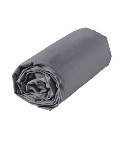 Drap Housse "lina" 140x190cm Gris