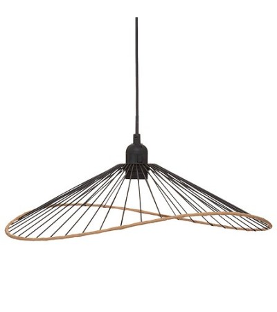 Suspension Alara diam 45 cm métal noir