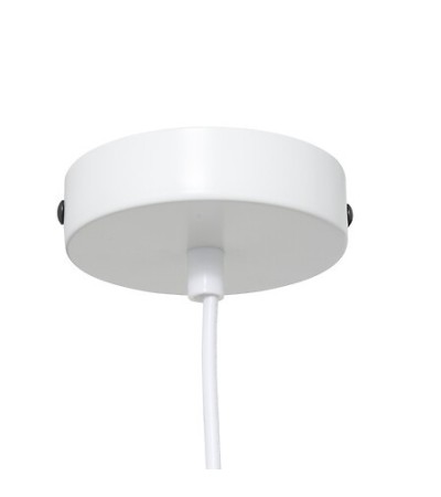 Suspension Tobie diam 25 cm coton blanc