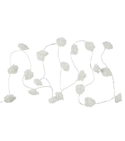 GUIRLANDE ROSE BLANCHE 20 LED 3M50 M8