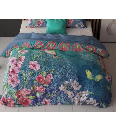 Parure de lit Brenda Bleu 240 x 200/220