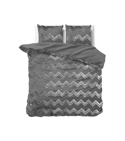 Parure de lit Vague grise 200 x 220