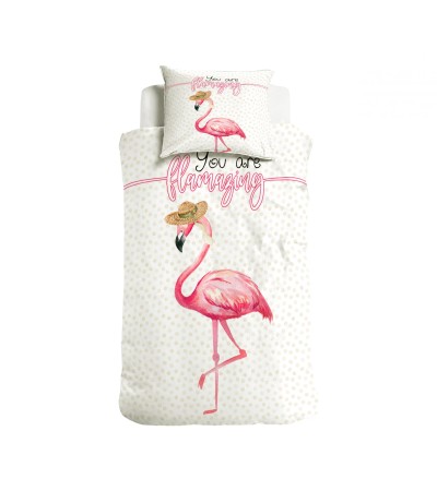 Parure de lit  Vous êtes Flamazing Pink 140 x 220