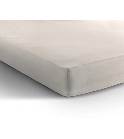 Drap housse Jersey 135 gr Crème 160/180 x 200
