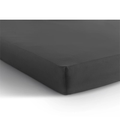 Drap housse Jersey 135 gr Anthracite 140 x 200
