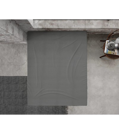 Drap housse Premium Fitted Sheet Anthracite 160 x 200/210