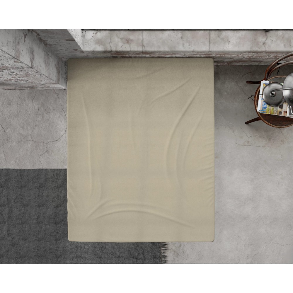 Drap housse Premium Taupe 160 x 200/210 Drap housse Premium Taupe 160 x 200/210